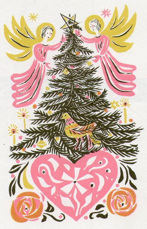 michaelmoonsbookshop:michaelmoonsbookshop:Illustration by Ilonka Karaszfrom Merry Christmas, Happy N