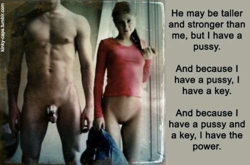 goddesserika-sissycuckold: tonitheblonde: “Clearly, Mistress has established who is in charge 