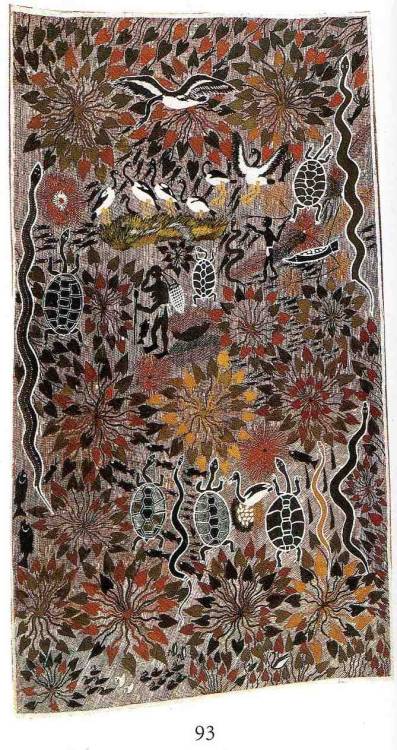 newguineatribalart:Aboriginal bark painting