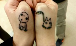 eatinmykitten:I got a kodama and a chibi totoro!