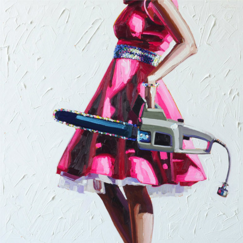 asylum-art-2:Kelly Reemtsen’s works(All images via skidmore contemporary art)“Kelly Reemtsen’s paintings explore the paradoxical state of being female in post-feminist contemporary society”   (Lia Skidmore. April, 2011 read more at skidmore contemporary