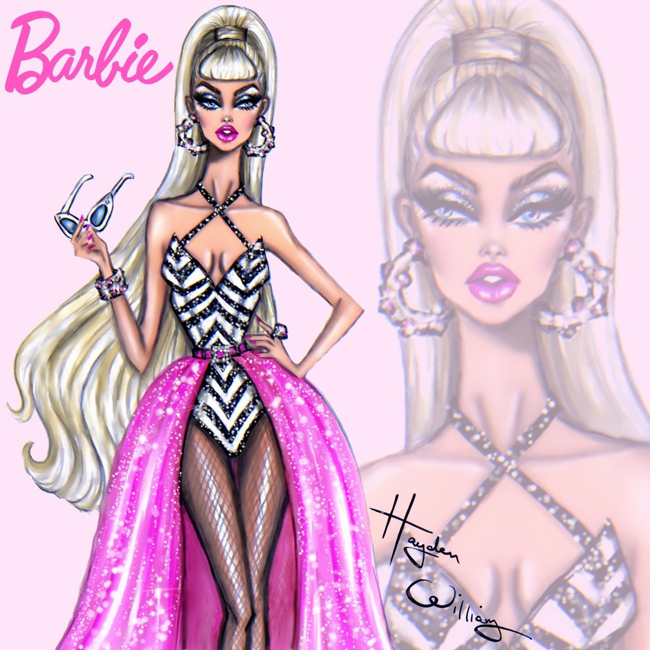 barbie fashion illustration