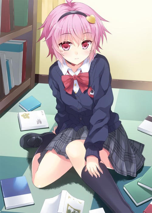 ralisuzima:  JKさとり | ラサハン [pixiv] Schoolgirl Satori  