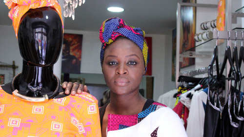 Designer Khady Sy Savane combines African fabrics with Paris coutureSy Savane grew up in a diff