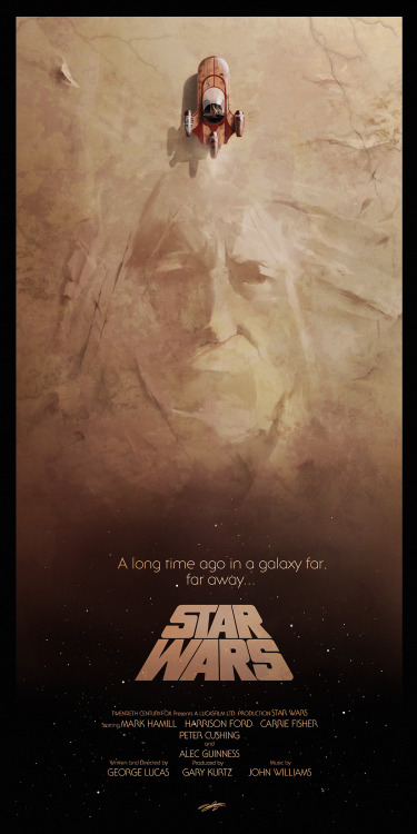 thecyberwolf:Star Wars SagaCreated by Andy Fairhurst/Find this Artist on Society6 - Twitter - Facebo