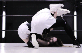 rukakikuchi:  mochichan00: Jurina in Tofu Pro Wrestling ep 2 Jurina in a sports bra