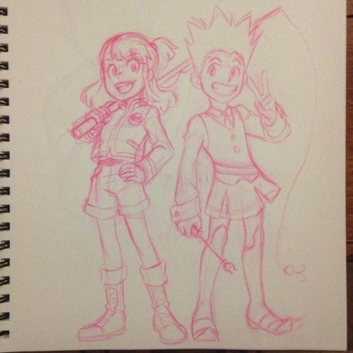 curbanlikes: So happy to find out Gon and Akko share the same voice actress : Megumi Han. Cue outfit