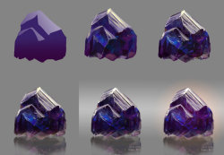 drawingden:Step by step Violet crystal by Cheza-Kun 
