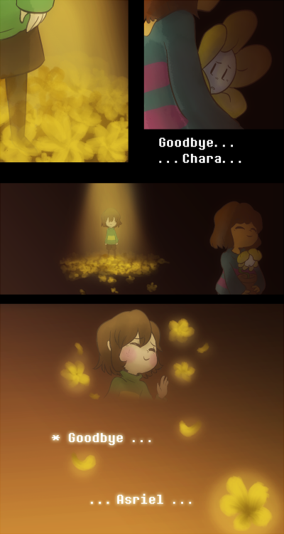 smieska-draws: It started off as flowey doodles and turned into this? ¯\_(ツ)_/¯ also it&rs