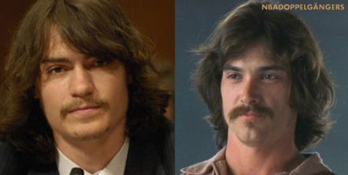 nbadoppelgangers:  Adam Morrison | Russell Hammond