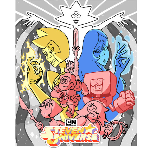 stevencrewniverse:Diamond days are here! New episodes weekly starting December 17!Rough drawing by J