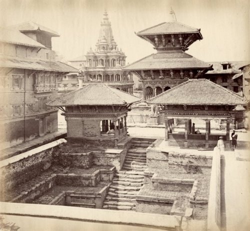 Patan, Nepal, vintage photo