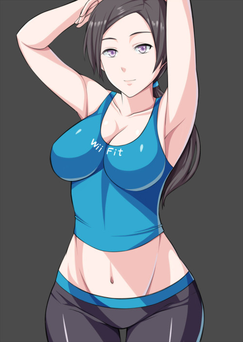 weeabooporn:  I found a bunch of Wii Fit’s Female Trainer hentai. I have the weirdest boner.