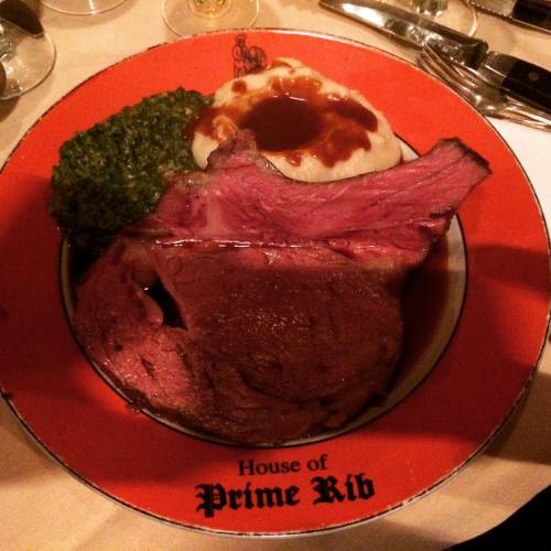 Halloween dinner Kreygasm #houseofprimerib #primerib #kreygasm #steak (at House of Prime Rib)