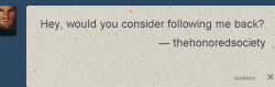 no. this is a secondary blog. i have absolutely no ability to follow anyone