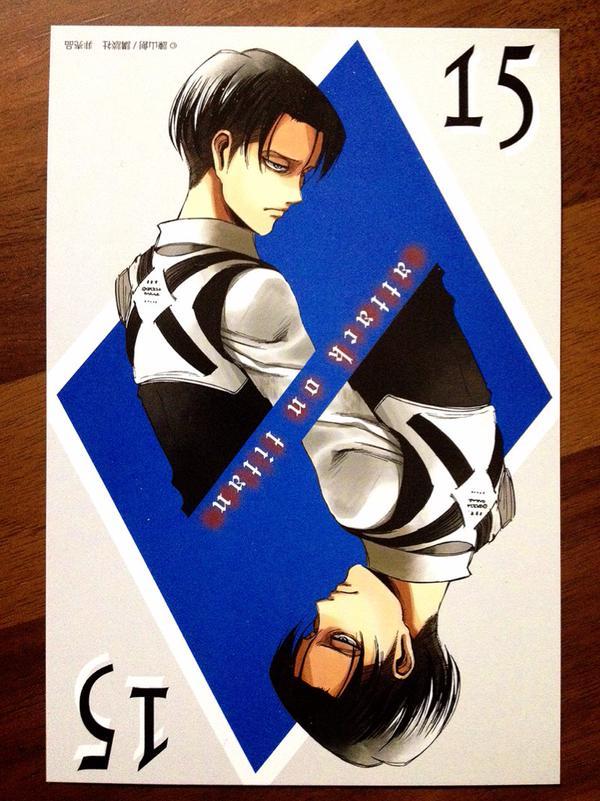  More versions of the special Levi + Mikasa &amp; Levi cards that were part of