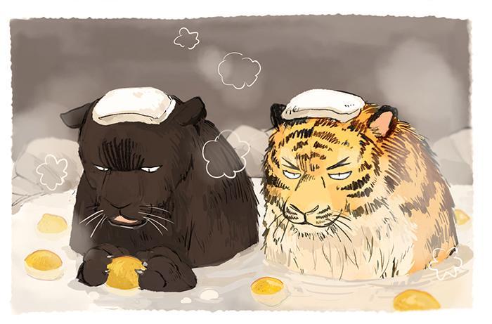 crackervolley:  papillonpoupon:  Artist: twitter.com/tanktrunk_mtoooooh so cute