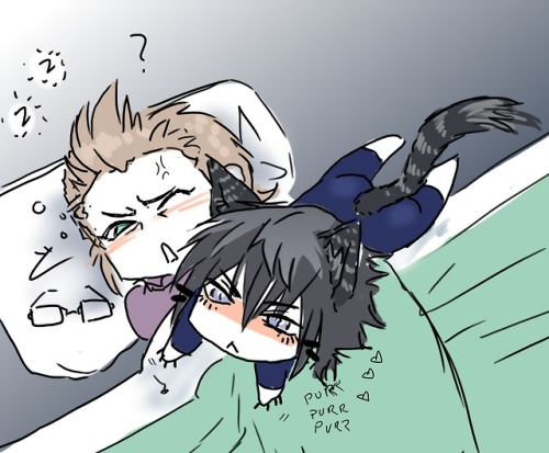 thwippersnapple:Nyactis waking Iggy up by making Biscuits <3Ignis: This isn’t what I meant when I