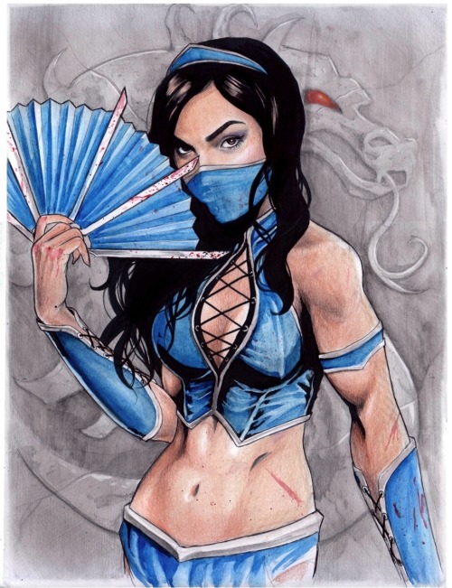 sashagreyart:  b2rianls:  Kitanaas a kid, i wasn’t allowed to play Mortal Kombat. i was raised
