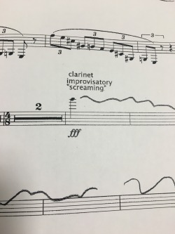 durnesque-esque:  clarinetnerd17:  Do I…. Do I use my instrument for this?  I mean, it’d be 10,000x funnier if the clarinet player assigned just stood up and started screaming. 