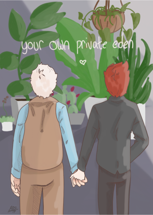 generally-a-lark: MORE good omens fanart, because I have a problem hlep me This one’s from a f