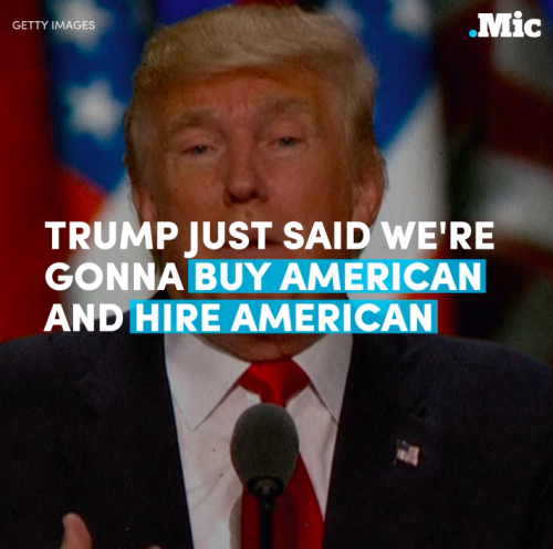 afunnyfeminist:   micdotcom:  Maybe Trump should start by taking his own advice (x)  Didn’t that email lady make an advertisement with this information, which was taken from an interview this moldy orange did with David Letterman? 