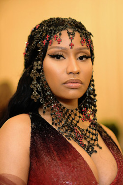 nickisxminaj: Nicki Minaj attends the Heavenly Bodies: Fashion &amp; The Catholic Imagination Costume Institute Gala at The Metropolitan Museum of Art.