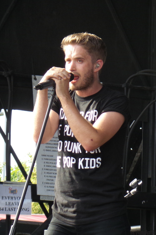 The Summer Set at Warped Tour 2016 in Portland.