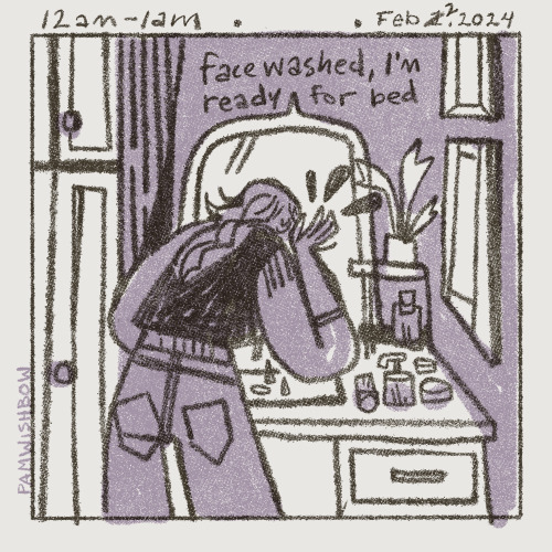 Hourly Comic Day 2024, A Relatively Quiet Day In The Wishbow House