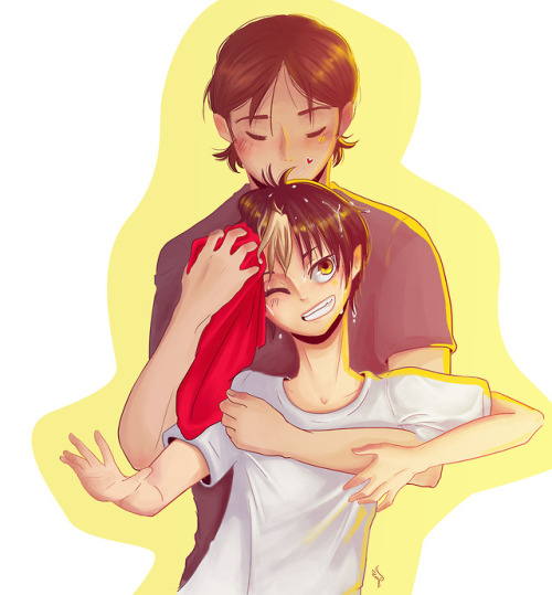 Happy Birthday Noya-san! You deserve all the kisses I’ve been thinking of making a ‘Surprise Kiss’ s