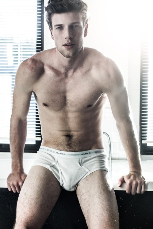 white-briefs-lover: A good looking man is always presented best in the minimum amount of clothing li
