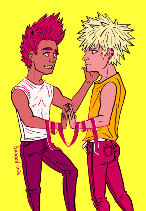 bracari-iris: oath/family/protect for @kiribakuweek2k17not the red string of fate, but the pink