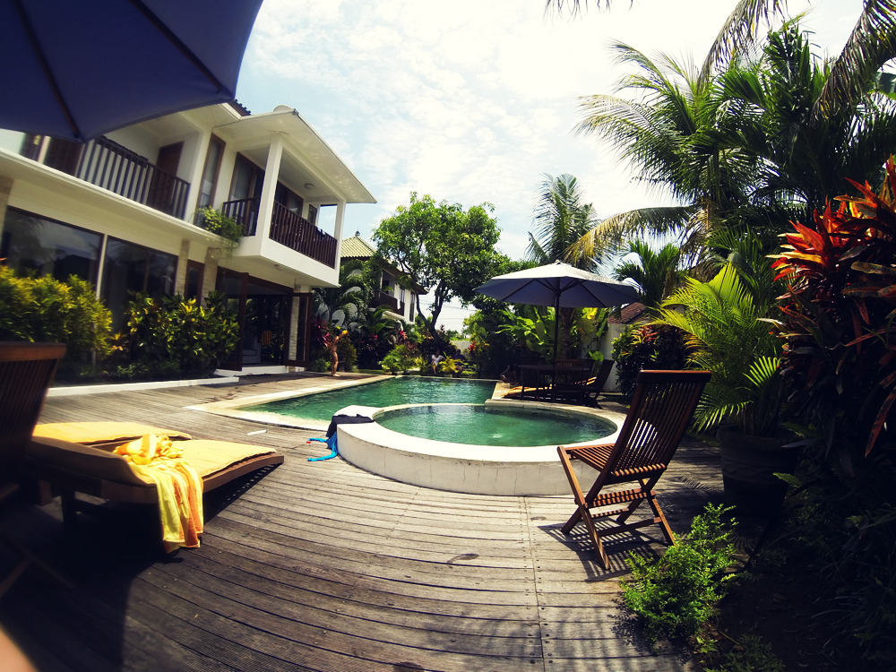 Our villa when we were in Batu Bolong Bali