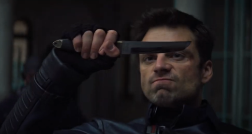 buckysamtagteam:Bucky and knives This is hot as fuck. I’m here for the knife action. I’ll be in my b