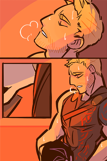 lohkaydraws:  That blowjob Loki was talking about…Followup to this: link