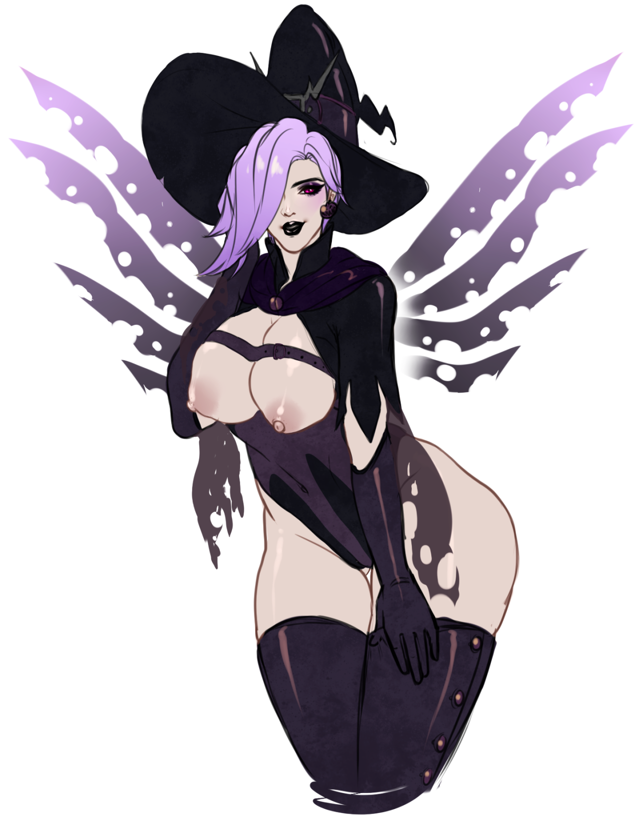   🎃 Witch Mercy skin doodle! I am sooo in love with this skin.  Patreon | Flavours.me