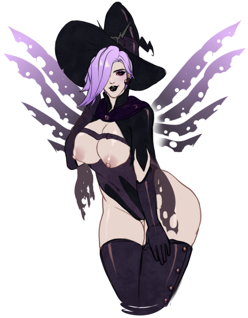 steffydoodles:    🎃 Witch Mercy skin doodle! porn pictures