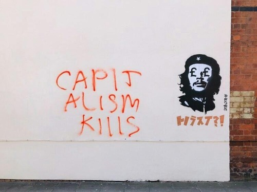 &lsquo;Capitalism Kills&rsquo; Seen in Wolverhampton, UK