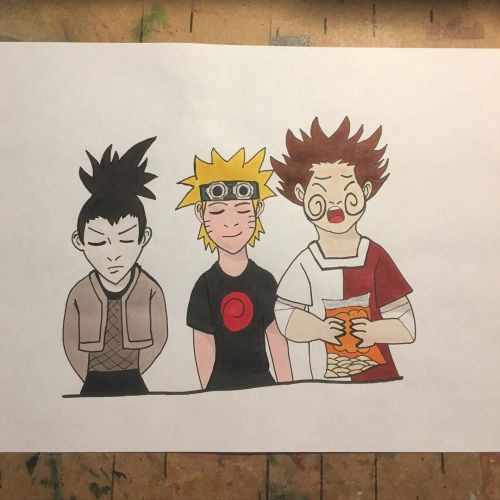 This is a drawing for my little brother ☺️  so happy he likes naruto too i remember watching it when