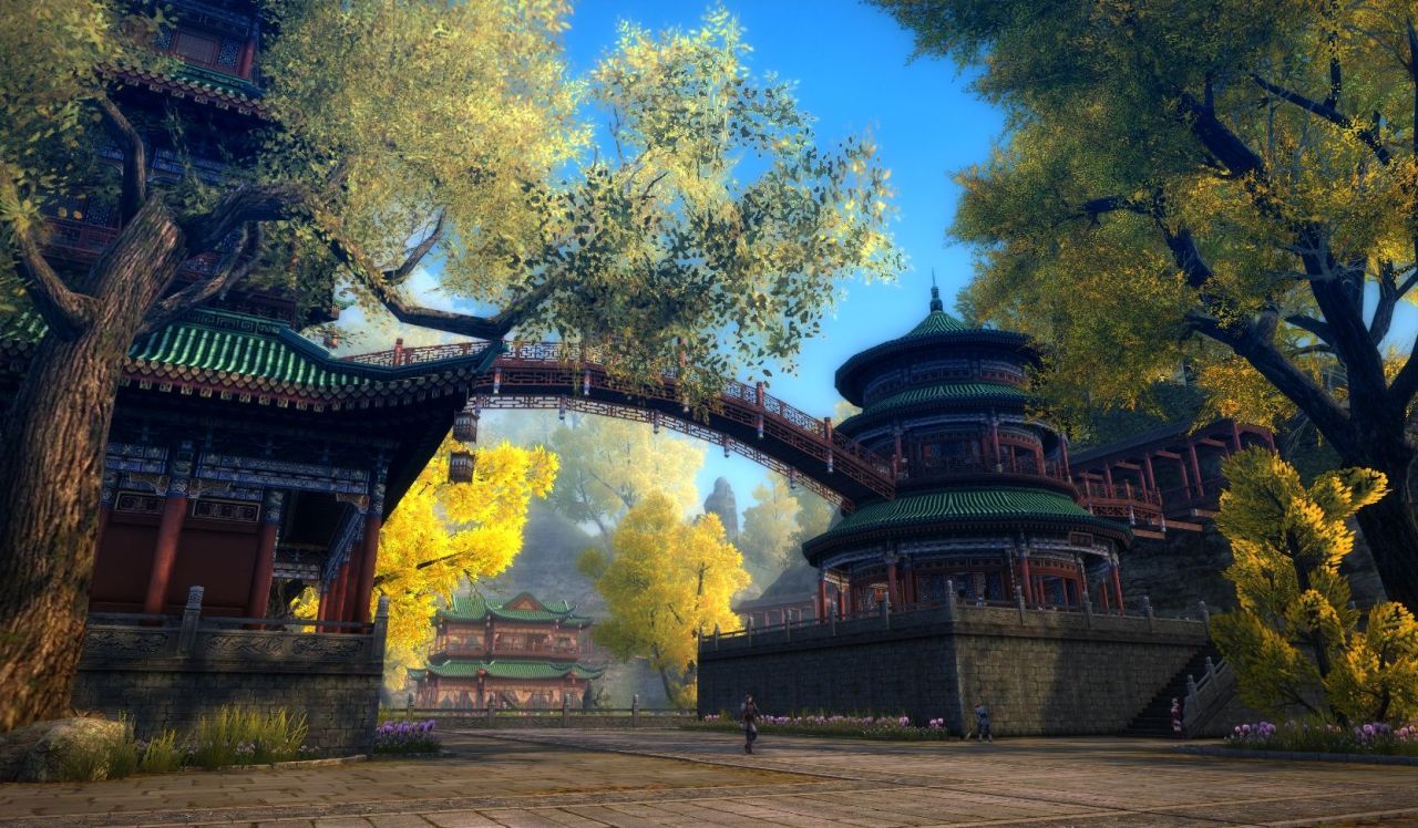 kusinka:  Age of Wushu/Wulin Sceneries: Lord’s Qin Residence in Luoyang 