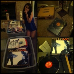 natalietoldmeto:  Making my mom set up my great uncles record player (: 