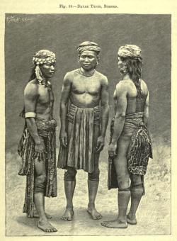 The-Two-Germanys:  Dayak Types, Borneo.oceanicaelisée Reclusnew York: D. Appleton