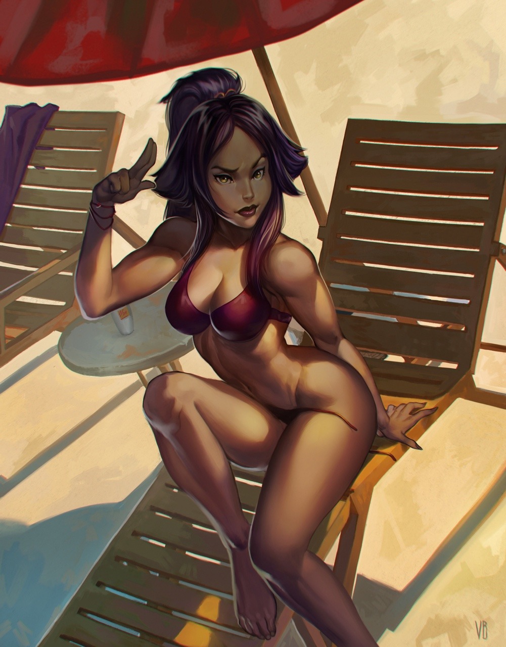 vagabondas:  Some work I have started few weeks ago, and finish now.  Yoruichi from