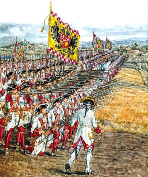 pinturasdeguerra: 1756  Austrian infantry