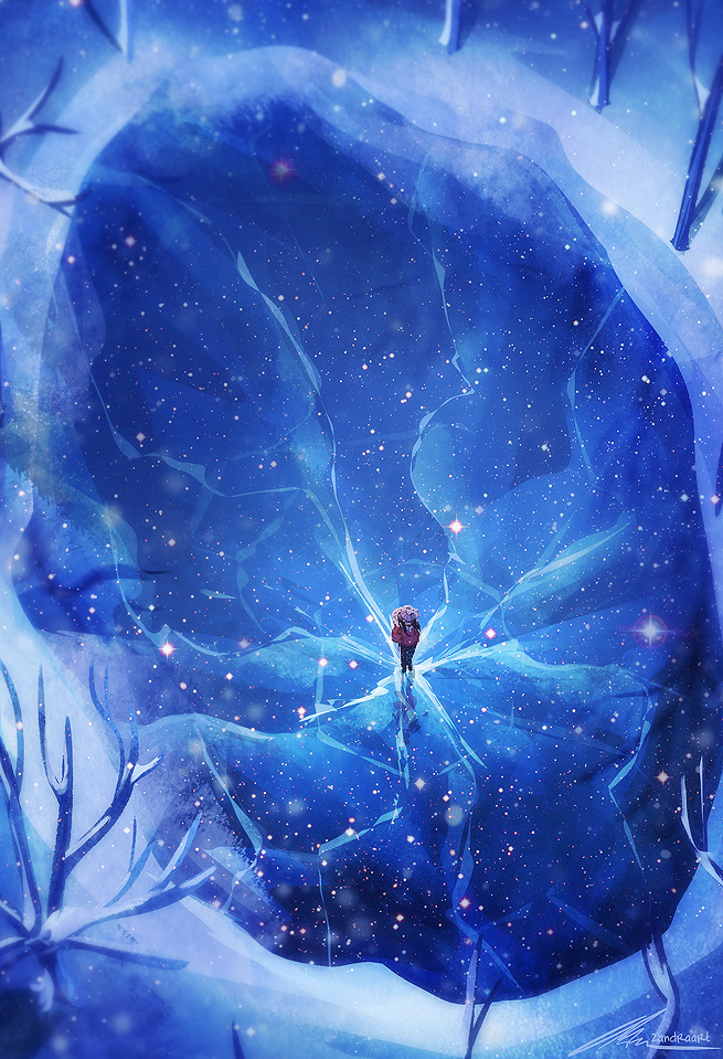 zandraart:  ice web