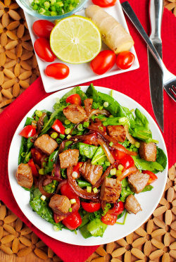 Do-Not-Touch-My-Food:  Asian-Style Steak Salad