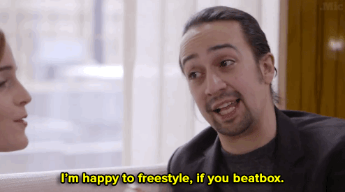 micdotcom:Watch: Emma Watson and Lin-Manuel Miranda team up for a feminist freestyle — and it’s amaz
