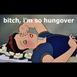 #Snowwhite #Hungover