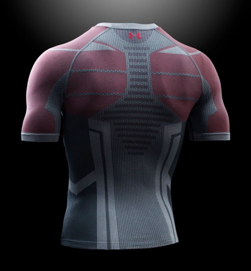 infinity-comics:  Avengers Age of Ultron: Under Armour: Marvel and athletic wear company Under Armour teamed up to develop unique base layers for each of the major characters in Avengers: Age of Ultron (Full Article)  