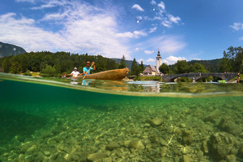 traveltoslovenia:LAKE BOHINJ - Slovenia’s largest lake lies in the Triglav National Park and is a ve